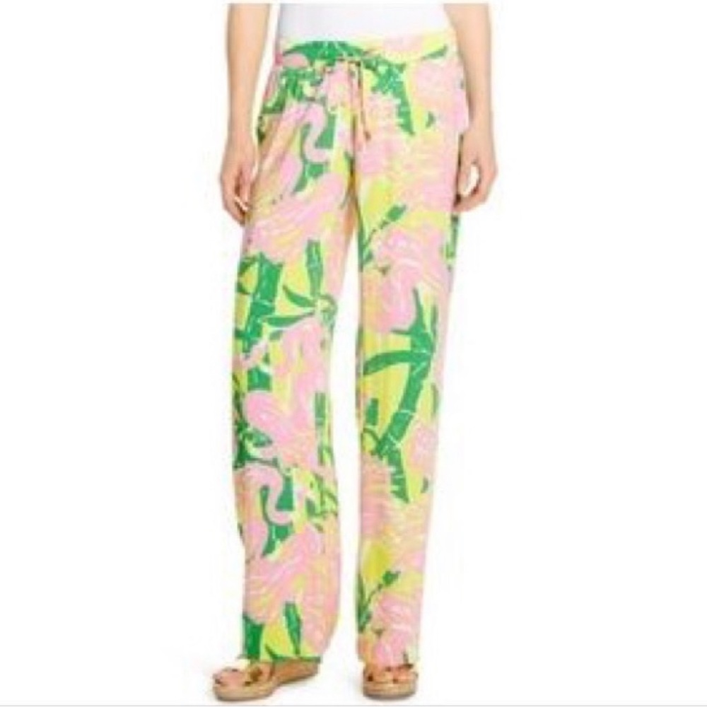 NWT Lilly Pulitzer for Target Fan Dance Palazzo Pants